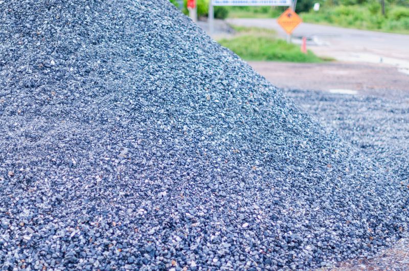 Gravel Stockpile at Site